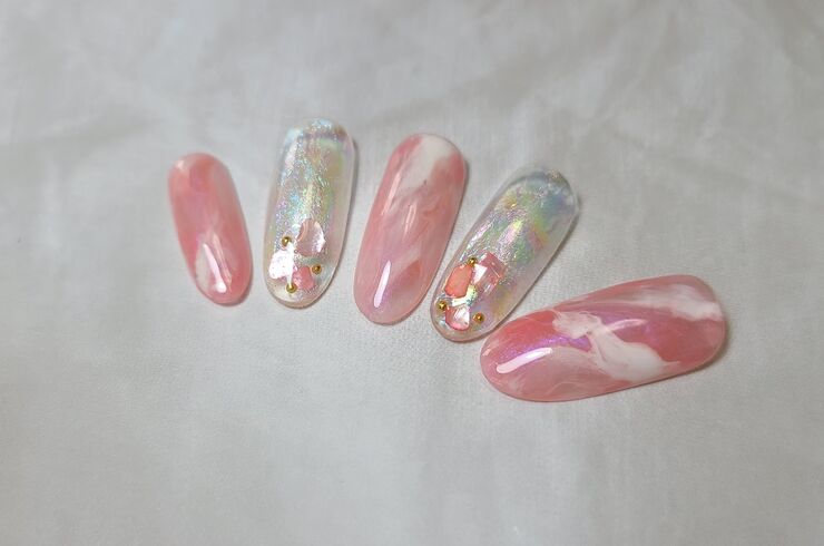 オレンジマーブル