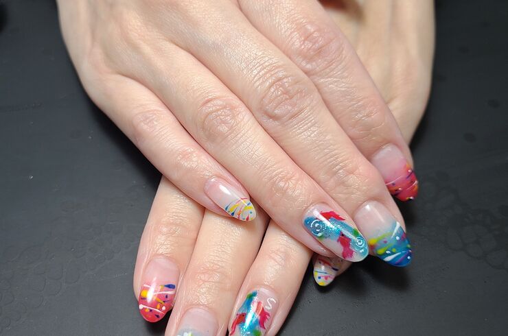金魚ヨーヨーネイル
