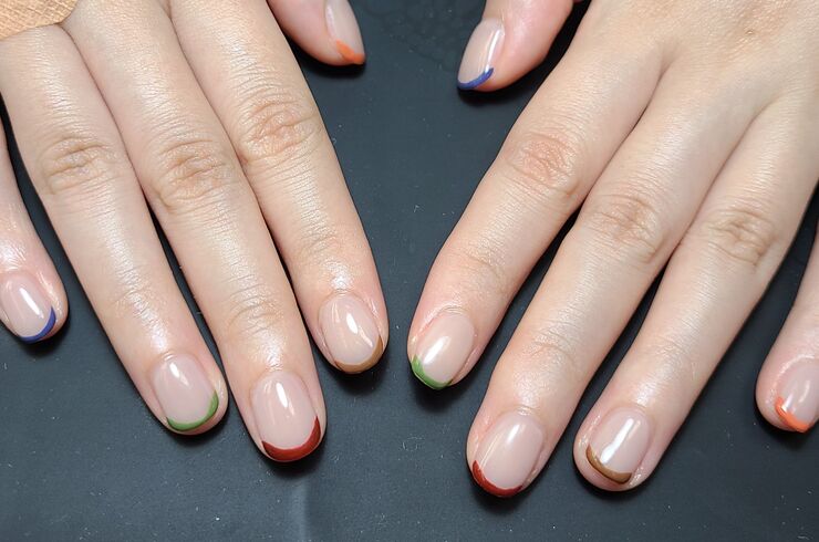 秋カラーフレンチ