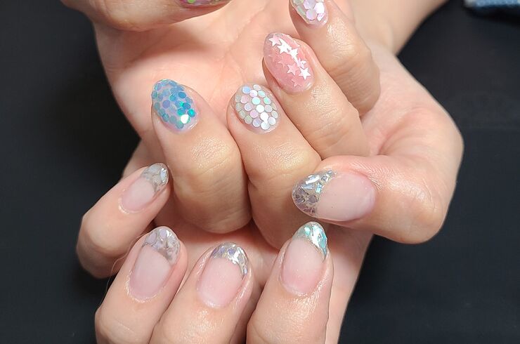 個性派ネイル＆フレンチ