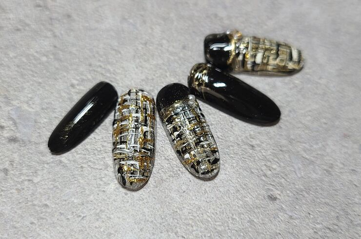 ツイードネイル